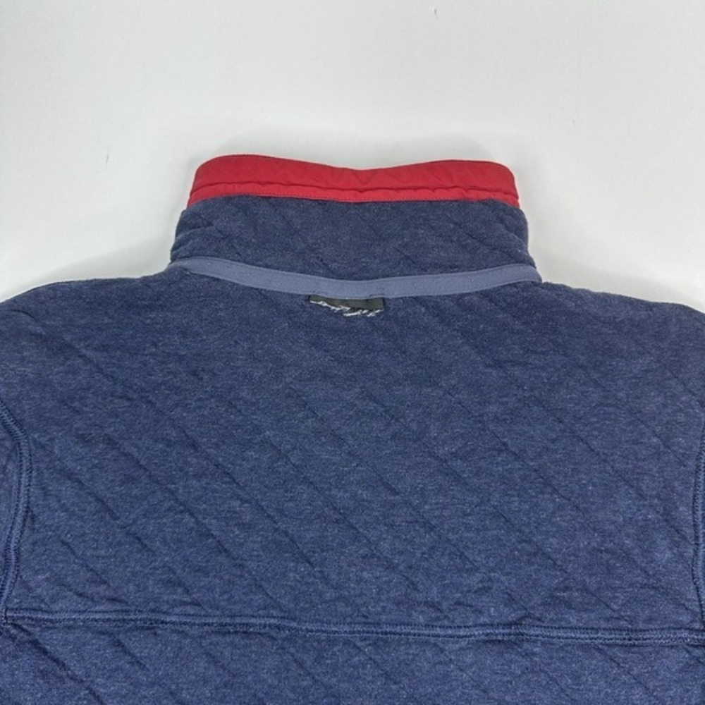 Patagonia‎ Mens Cotton Quilt Snap-T Pullover Navy Red 25371 Size S - Picture 4 of 11